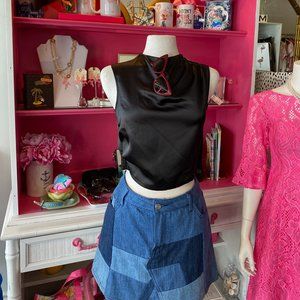 Sincerely Jules satin top size S